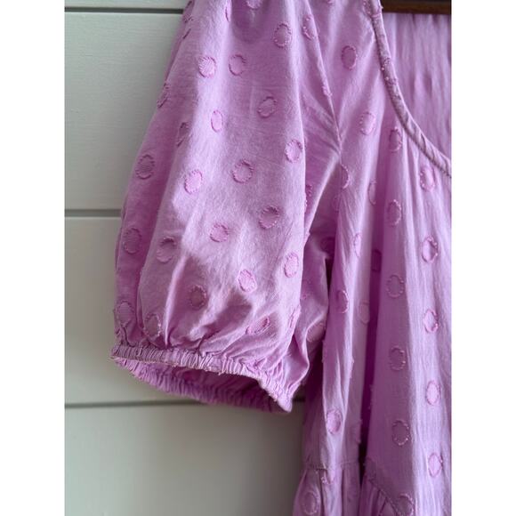 Urban Outfitters Polka Dot Mini Dress | Lilac | Small - Picture 11 of 13